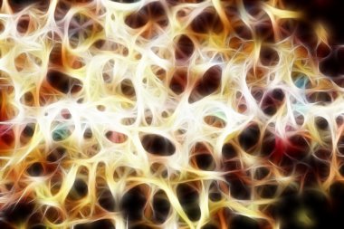 Bokeh ışıkları ve yıldız desenli şenlikli soyut arkaplan
