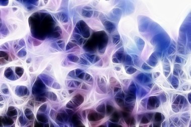 Bokeh ışıkları ve yıldız desenli şenlikli soyut arkaplan