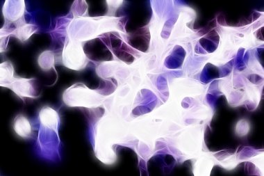 Bokeh ışıkları ve yıldız desenli şenlikli soyut arkaplan