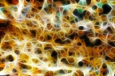 Bokeh ışıkları ve yıldız desenli şenlikli soyut arkaplan