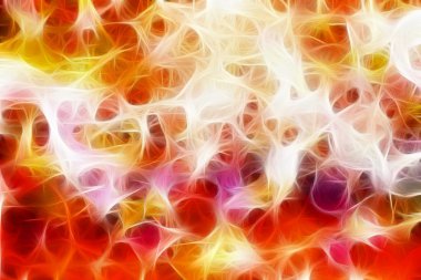 Bokeh ışıkları ve yıldız desenli şenlikli soyut arkaplan