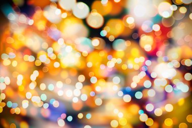 Bokeh ışıklandırmalı Noel arkaplanı