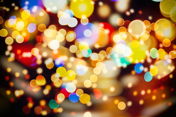 Vintage Magic arka plan ile renkli bokeh. 