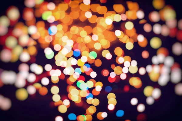 Fundo de Natal com luzes bokeh — Fotografia de Stock