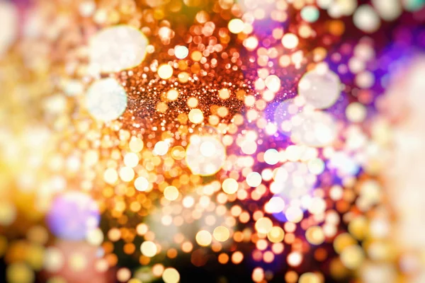 Christmas background with bokeh lights — Stock Photo, Image