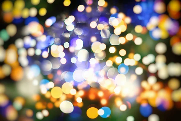 Weihnachten Hintergrund mit Bokeh Lichter — Stockfoto