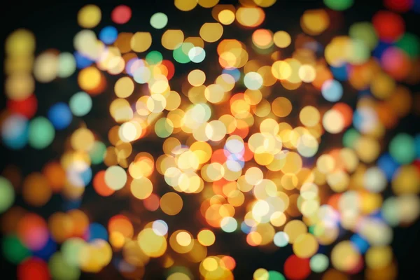 Weihnachten Hintergrund mit Bokeh Lichter — Stockfoto