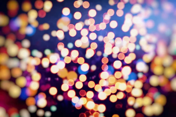 Sfondo di Natale con luci bokeh — Foto Stock