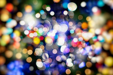 Bokeh ışıklandırmalı Noel arkaplanı