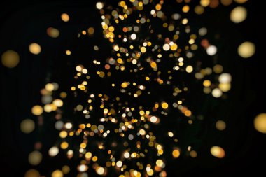 Bokeh ışıklandırmalı Noel arkaplanı