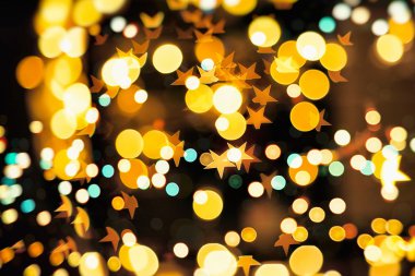 Festival arka plan. Glitter Vintage ışıklar arka plan