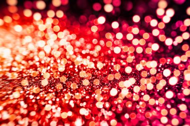 Bokeh ışıkları ve yıldız desenli şenlikli soyut arkaplan