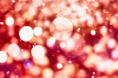 Bokeh ışıkları ve yıldız desenli şenlikli soyut arkaplan