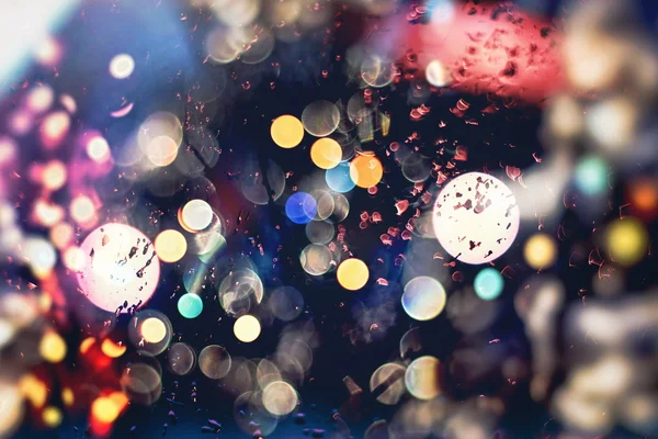 Fondo de Navidad con luces bokeh —  Fotos de Stock