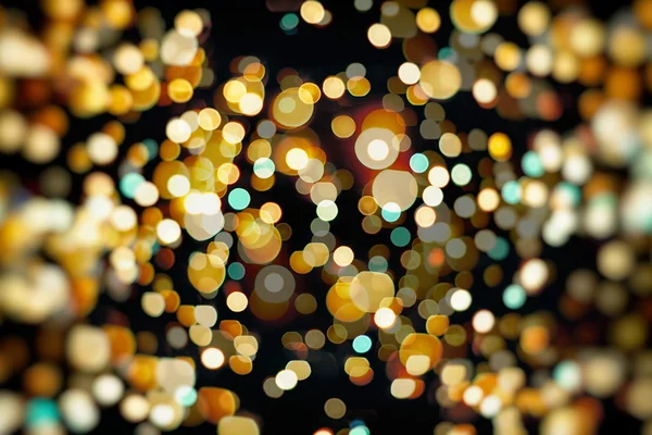 Fundo de Natal com luzes bokeh — Fotografia de Stock