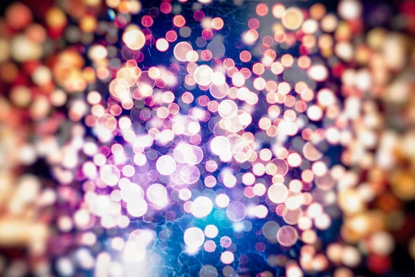 Christmas background with bokeh lights — Stock Photo, Image