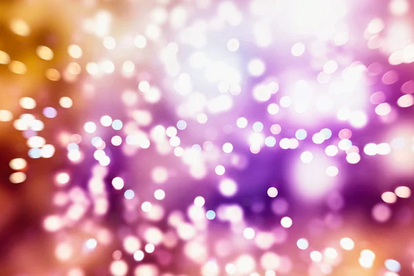 Bokeh ışıkları ve yıldız desenli şenlikli soyut arkaplan — Stok fotoğraf