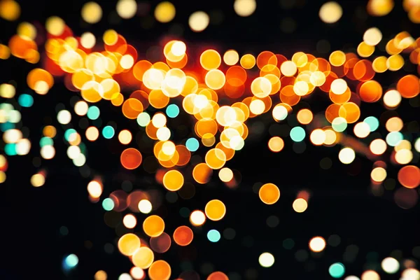 Feestelijke elegante abstracte achtergrond met bokeh lichten en sterren textuur — Stockfoto
