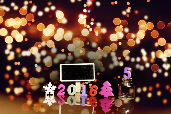 Feliz Navidad creativa .Happy Año Nuevo 2016 — Foto de Stock