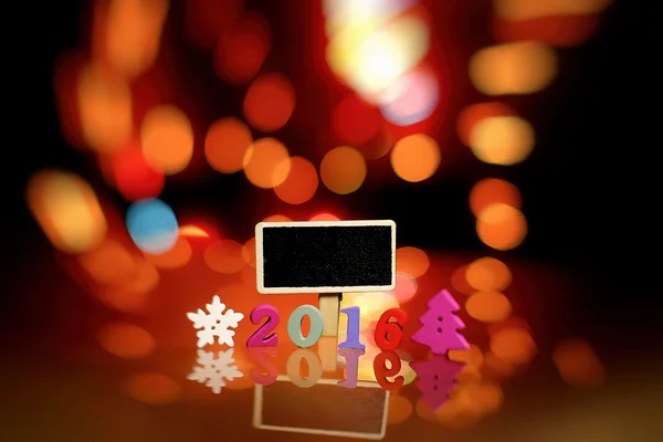 Feliz Navidad creativa .Happy Año Nuevo 2016 — Foto de Stock