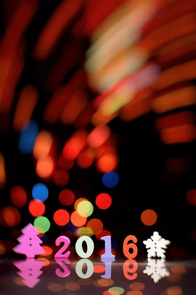 Feliz Navidad creativa .Happy Año Nuevo 2016 — Foto de Stock