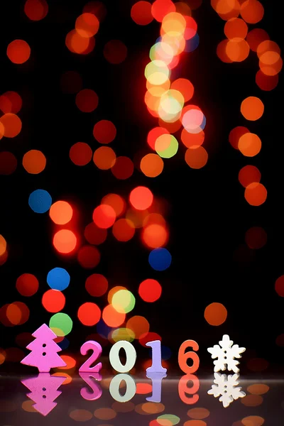 Buon Natale creativo. Felice anno nuovo 2016 — Foto Stock