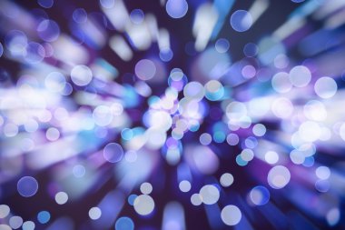 Bokeh ışıkları ve yıldız desenli şenlikli soyut arkaplan