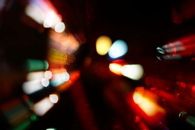 Renkli arka ışık arka plan bulanık