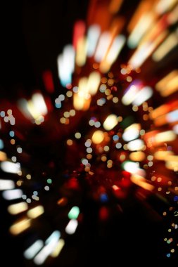 Renkli arka ışık arka plan bulanık
