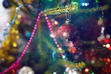 Noel ve yeni yıl dekorasyon. Önemsiz şey Noel ağacı üzerinde