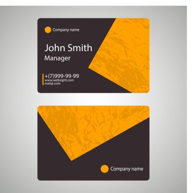 Modern kartvizit Set. Eps10 vektör