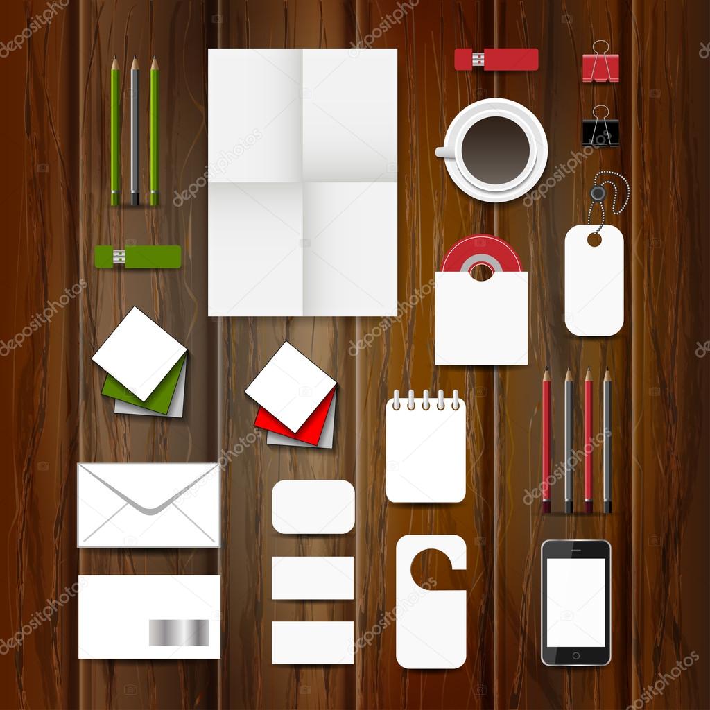 Download Kurumsal kimlik şablon kümesi. İş kırtasiye mock-up. Marka ...