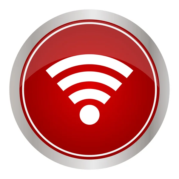 Icona wireless - icona vettoriale — Vettoriale Stock