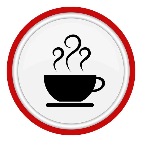 Koffie beker pictogram, vector. — Stockvector