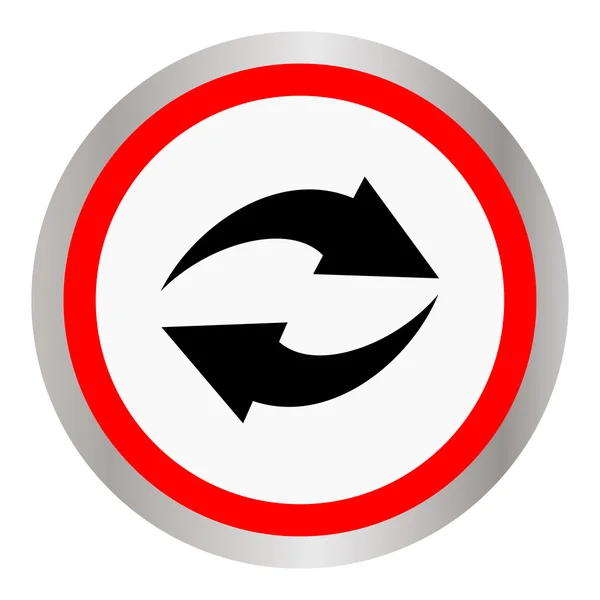 Ilustração vetorial do ícone de circulação —  Vetores de Stock