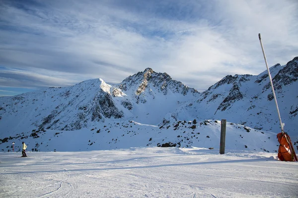 Alpen im Winterskigebiet Ischgl - Hochalpen, Österreich — Stockfoto
