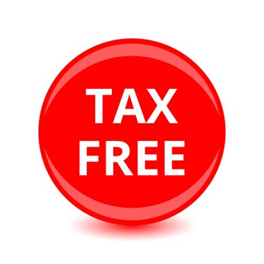 vergi özgür kırmızı krom web daire parlak simgesi