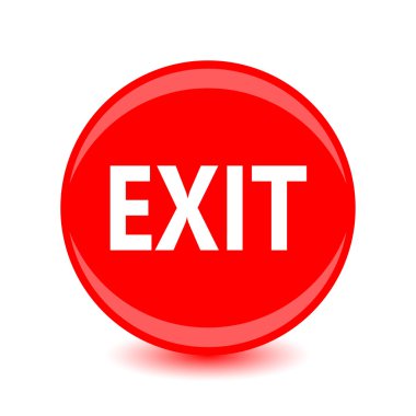 beyaz zemin üzerine kırmızı parlak daire simgesi çıkmak