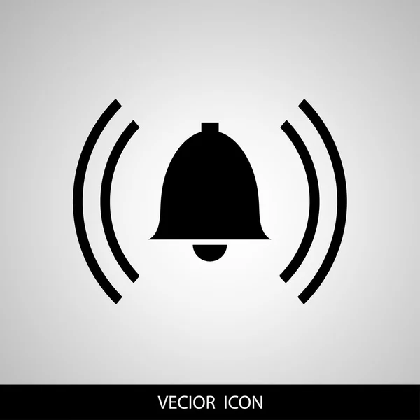 Icon.Vector de alarma ilustración . — Vector de stock