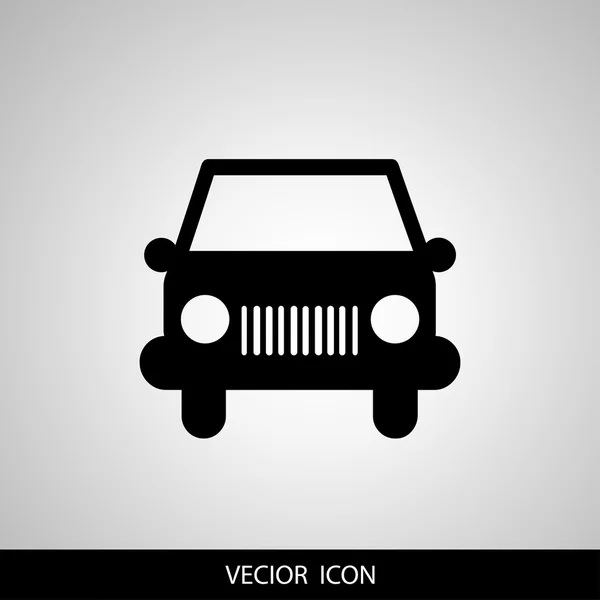 Icono plano del coche — Vector de stock