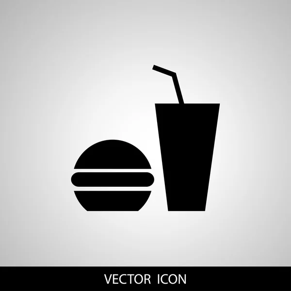 Icono de comida rápida — Vector de stock
