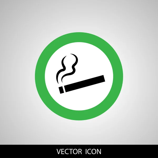Área de fumar. Ilustração vetorial — Vetor de Stock