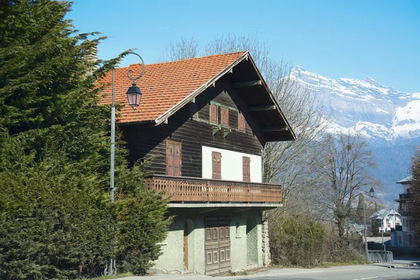 Casa em Alpes Franceses — Fotografia de Stock
