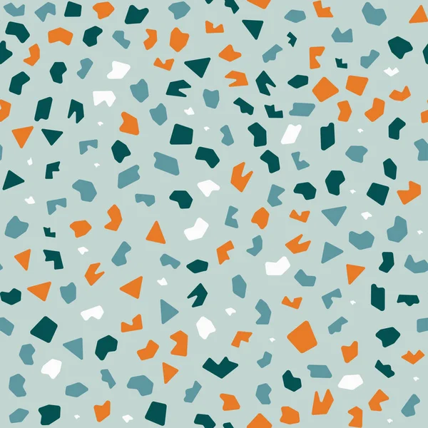 İç dekorasyon tasarımı. Vektör terrazzo dokusu. Modern yüzey soyut ve pürüzsüz desen