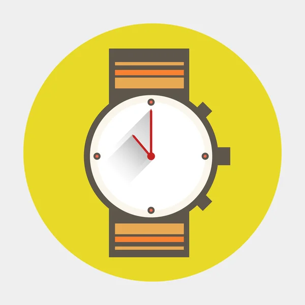 Icono del reloj — Vector de stock