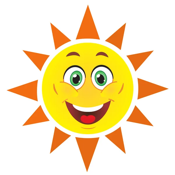 Cute sun — Stock Vector