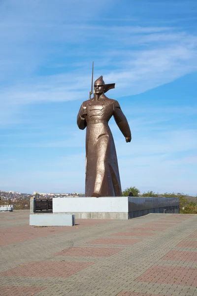 Monumento al soldado en Stavropol, Rusia . — Foto de Stock