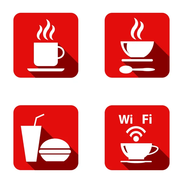 Vecteur de symbole d'icône de plateau alimentaire — Image vectorielle