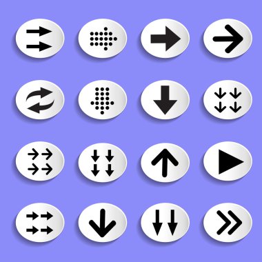 Ok düğmeleri kümesi