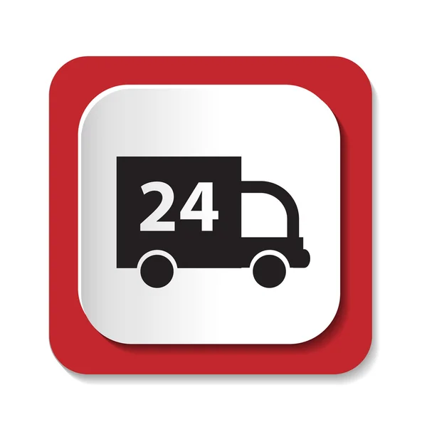 Icono 24 camión — Vector de stock